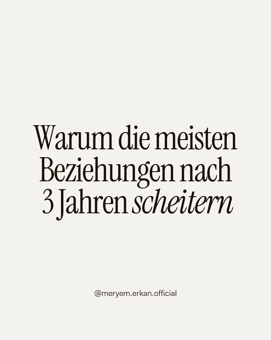 Instagram-Beitrag: Warum die meisten Beziehungen nach drei Jahren scheitern